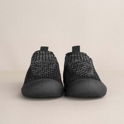 Duckies Slip-On Black Fleck