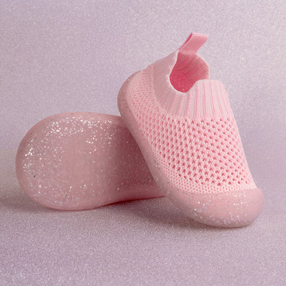 Duckies Slip-On Glitter Pink