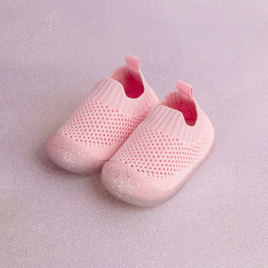 Duckies Slip-On Glitter Pink