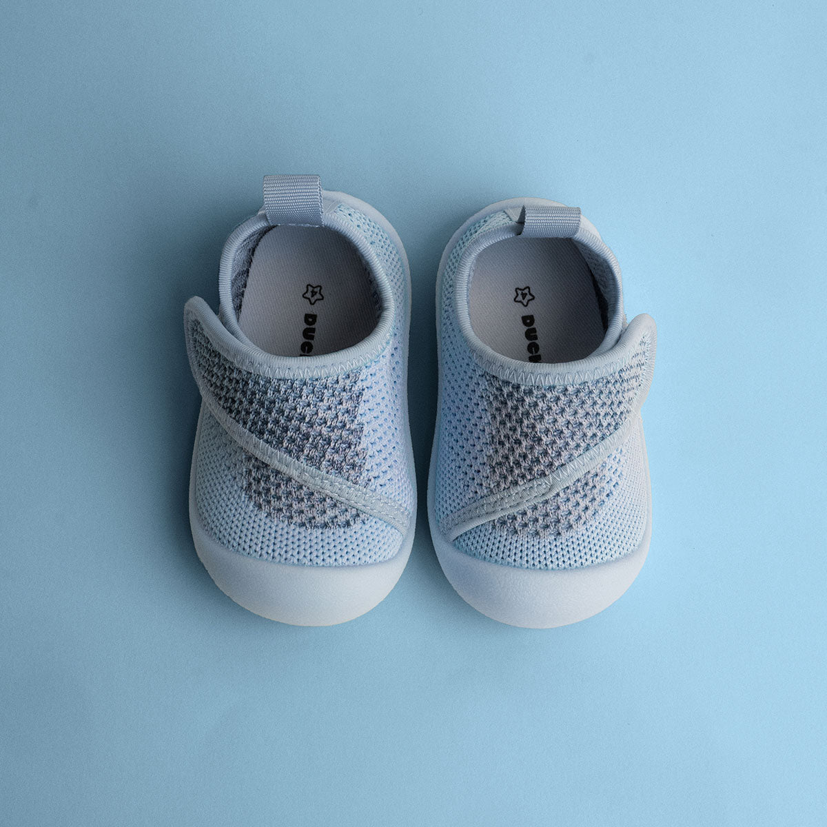 Duckies Velcro Sky Blue