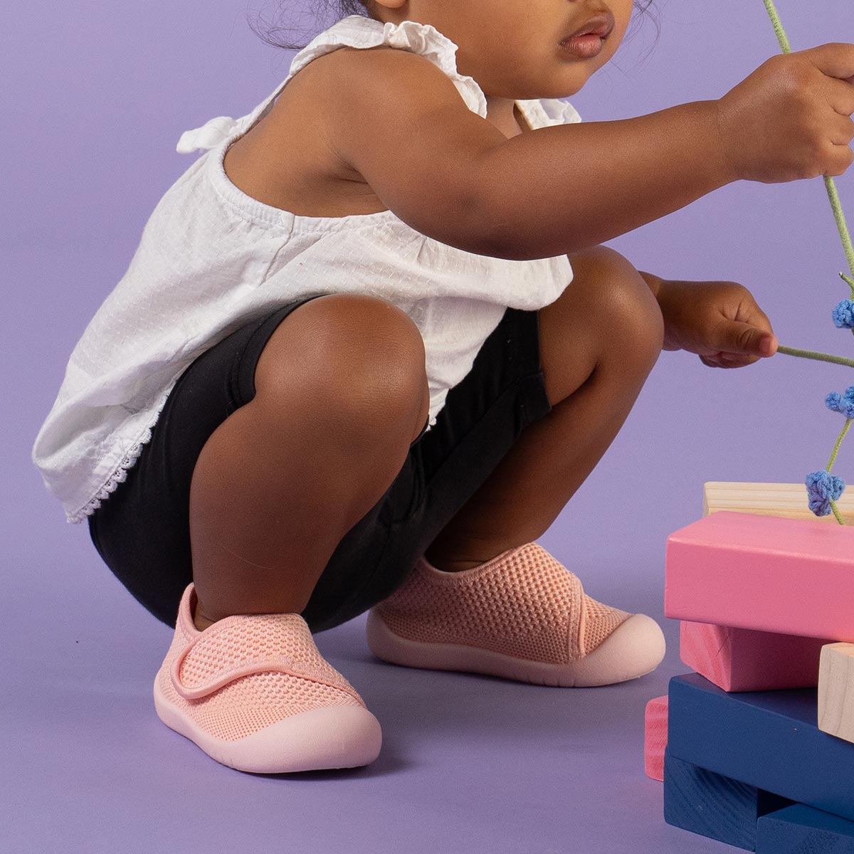 Duckies Velcro Pink
