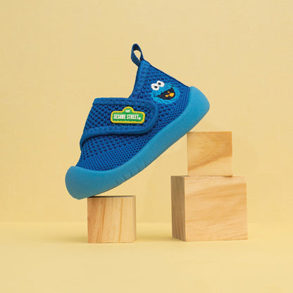 Duckies Velcro Cookie Monster Blue
