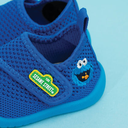 Duckies Velcro Cookie Monster Blue