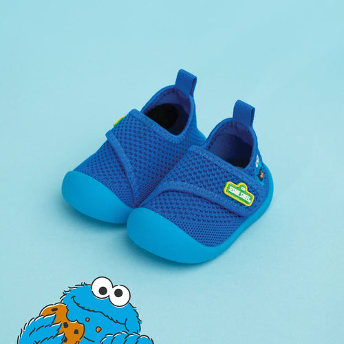 Duckies Velcro Cookie Monster Blue