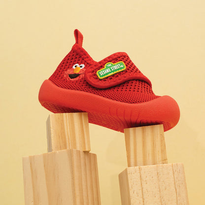 Duckies Velcro Elmo Red