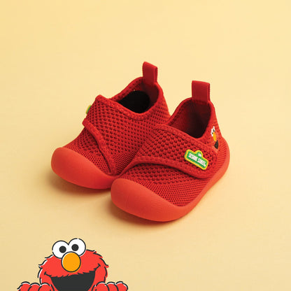 Duckies Velcro Elmo Red