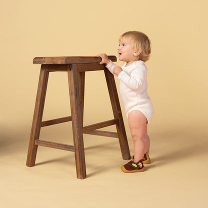 Duckies Velcro Bird Bird Brown