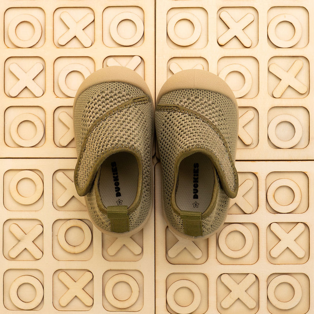 Duckies Velcro Olive
