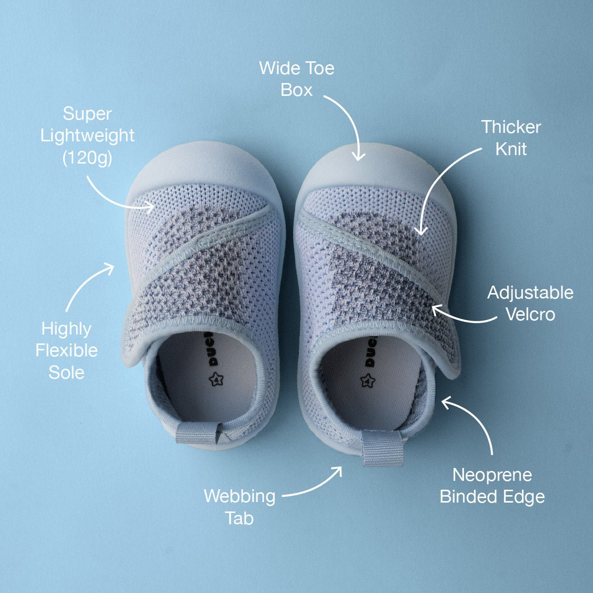 Duckies Slip-On Sky Blue