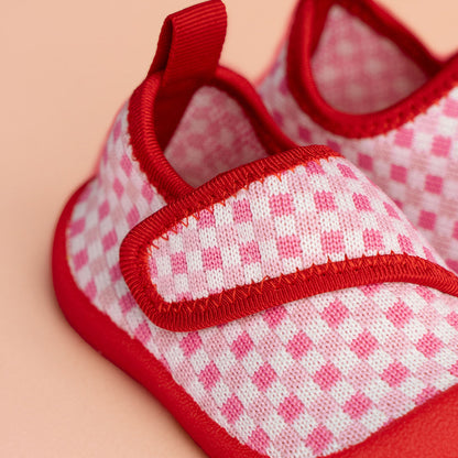 Duckies Velcro Strawberry Checker
